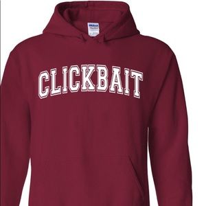 Clickbait sweatshirt